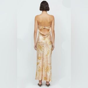 Bec&Bridge Moonlight Dress in Palm Print